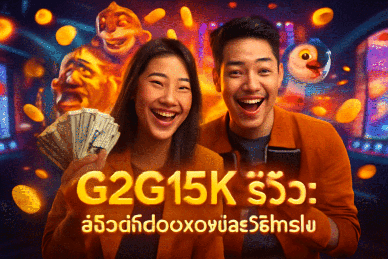 G2G15K รีวิว: สล็อตที่ต้องลองและวิธีการเล่น
